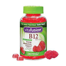 Energy B12 Gummy Vitamins Very Raspberry 500Mcg 250 Count