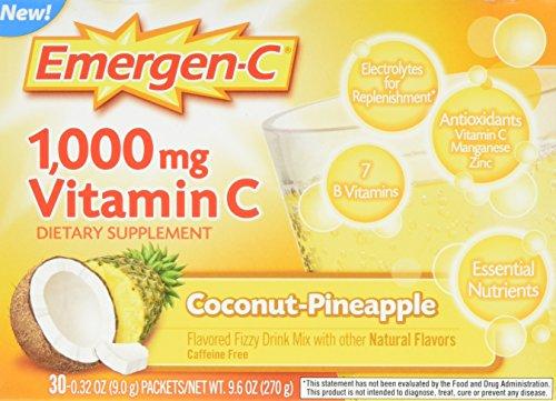 Alacer Emergenc Coconut/Pineapple 30 Count