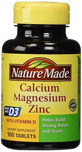 Calcium Magnesium Zinc Tabs 100 Ct