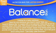 Balance Cookie Dough Nutrition Energy Bar 6 Count