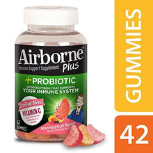 Airborne Plus Probiotic Assorted Fruit Gummies 42 Count