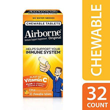 Airborne Immune Support Supplement With Vitamin C Chewable Tabletscitrus32 Ct