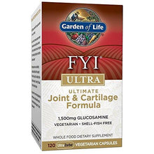 Glucosamine Supplement Fyi Ultra For Joint And Cartilage Support Vegetarian 120 Capsules