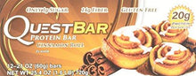 Questbar Protein Bar Cinnamon Roll 12 2.12Oz Bars