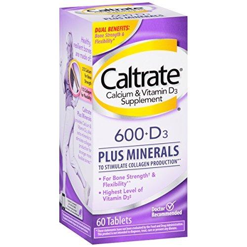 Caltrate Calcium Vitamin D Plus Minerals 600+D Tablets Buy Packs And Save Pack Of 3