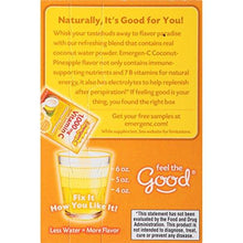 Emergenc Dietary Supplement Drink Mix With 1000 Mg Vitamin C 0.32 Ounce Packets Caffeine Free Coconut Pineapple Flavor 30 Count Pack Of 12