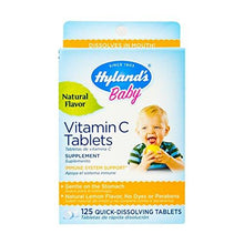 Vitamin C Tablets Dietary Supplement With Natural Lemon Flavored 125 Count