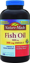 Fish Oil Softgel 320 Count