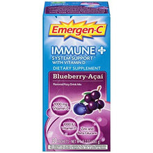 Emergenc Immune+ System Support With Vitamin D Blueberryacai 30Count