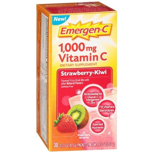 Emergenc 1000 Mg Vitamin C Strawberrykiwi 30 Ea Pack Of 2