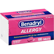 Benadryl Allergy Ultratabs Tablets 100 Count