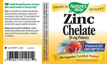 Zinc Chelate 30 Mg Potency Enhanced Absorption 100 Capsules 100 Count