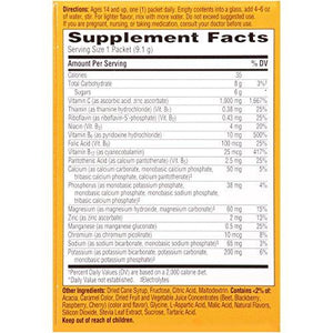 Emergenc Dietary Supplement With 1000Mg Vitamin C Raspberry Flavor 10Count 0.32 Oz. Packets