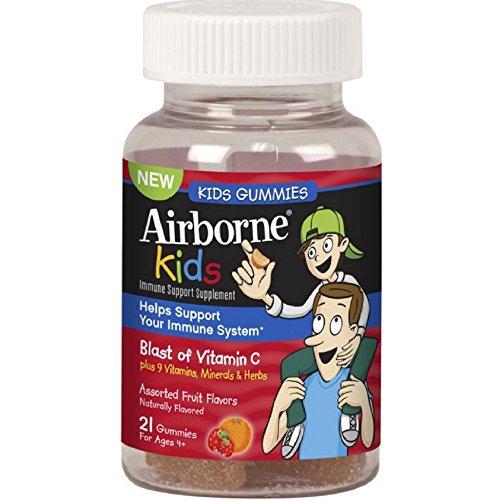 Airborne Kids Immune Support Gummies 21 Count Four Pack