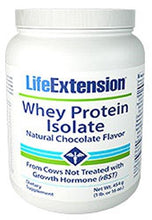 Whey Protein Isolate Natural Chocolate Flavor 437 Grams