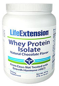 Whey Protein Isolate Natural Chocolate Flavor 437 Grams