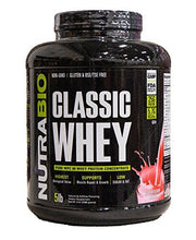 Nutrabio Classic Whey Protein Powder Strawberry Smoothie 5 Lb