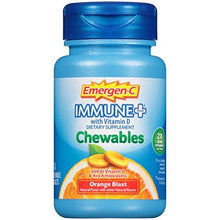 Emergenc Immune+ Dietary Supplement Orange Blast Flavor 14Count Chewables