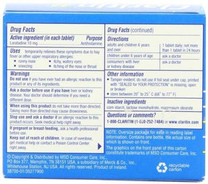 24 Hour Non Drowsy Allergy Tablet 140 Count