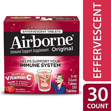 Airborne Very Berry Effervescent Tablets 30 Count