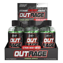 Outrage Shot Green Apple Green Apple 12 Count