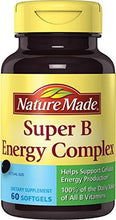 Super B Complex Full Strength Softgel 60 Count Packaging May Vary