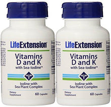 Vitamins D And K With Seaiodine 60 Capsules 2 Pack