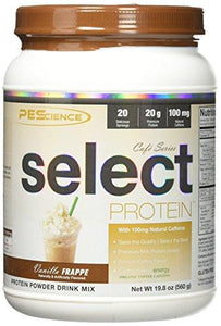 Pescience Select Cafe Premium Whey And Casein Protein Blended Vanilla Frappe 19.8 Ounce