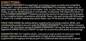 Platinum Hydrowhey Protein Powder Hydrolyzed Whey Protein Powder Flavor: Turbo Chocolate 3.5 Pounds