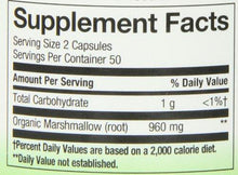 Marshmallow Root 480 Mg 100 Capsules Pack Of 2