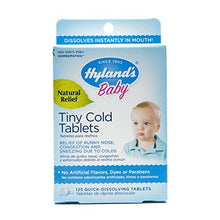 Tiny Cold Tablets Natural Relief Of Runny Nose Congestion And Occasional Sleeplessness Due To Colds 125 Quickdissolving Tablets