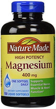 High Potency Magnesium 400 Mg 150 Liquid Softgelspack Of 2