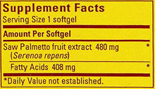 Super Saw Palmetto Extract Liquid Softgel 480 Mg 30 Count