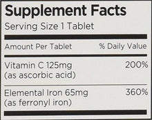 Vitronc High Potency Iron Supplement With Vitamin C 60 Count