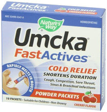 Umcka Fastactives Cherry Coldcare 10Count