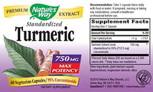 Turmeric Maximum Potency Vegetarian Capsules 60 Count