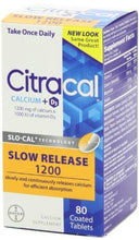 Citracal With Calcium D Slow Release 1200 80Count