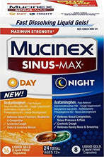 Sinusmax Max Strength Day Night Liquid Gels 24Ct