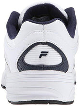 Fila Memory Sportland Running Shoe Whitefila Navymetc Silver 10.5 M US