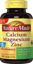 Calcium Magnesium Zinc Tablets With Vitamin D 300 Count