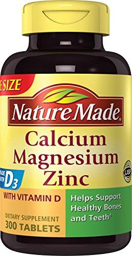 Calcium Magnesium Zinc Tablets With Vitamin D 300 Count