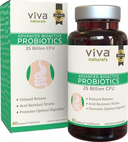 Advanced Probiotics 60 Caps 25 Billion Cfu Bioxtend Technology For Targeted Release And Increased Absorption