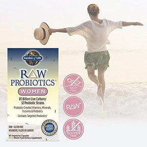 Raw Probiotics Acidophilus And Bifidobacteria Probioticcreated Vitamins Minerals Enzymes And Prebiotics Gluten Free 90 Vegetarian Capsules