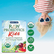 Raw Probiotics Kids Acidophilus And Bifidobacteria Organic Probiotic Supports Digestive Health And Immune System Gluten And Soyfree Certified Organic 3.4 Oz