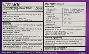Adult Allergy 60 Mg 12 Hour 24 Count