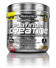 Muscletech Platinum Creatine UltraPure Micronized Creatine Powder Unflavored 0.88 Pounds 400 Grams