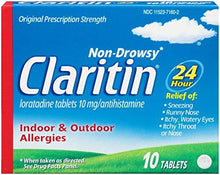 24 Hour Allergy Nondrowsy Tablets 10 Ct