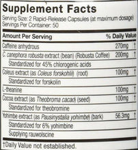 Hardcore Elite 100Ct 100Mg Coleus Forskohlii 56.3Mg Yohimbe 200Mg Green Coffee 100Mg Ltheanin 200Mg C.Canephora Robusta Packaging May Vary