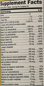 Alive! Max3 Daily Multivitamin No Iron Added Max Potency 180 Tablets