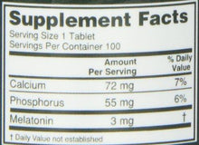 Melatonin 3Mg 100 Tablets Pack Of 6